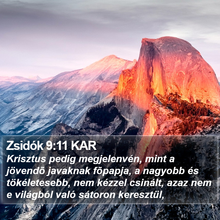 Zsidók 9:11 KAR Bible Study