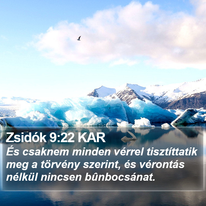 Zsidók 9:22 KAR Bible Study