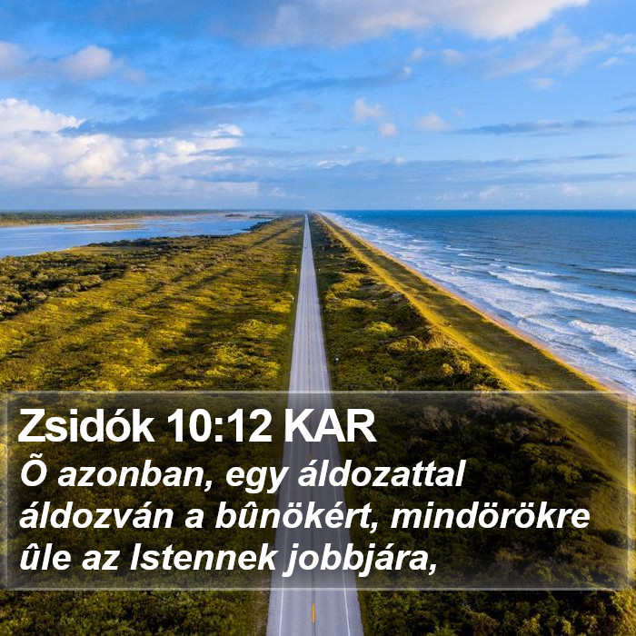 Zsidók 10:12 KAR Bible Study