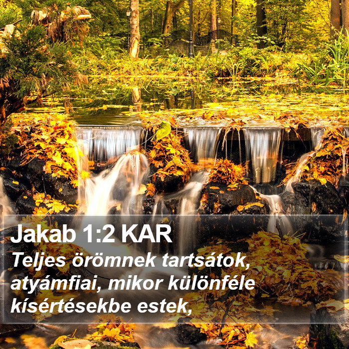 Jakab 1:2 KAR Bible Study