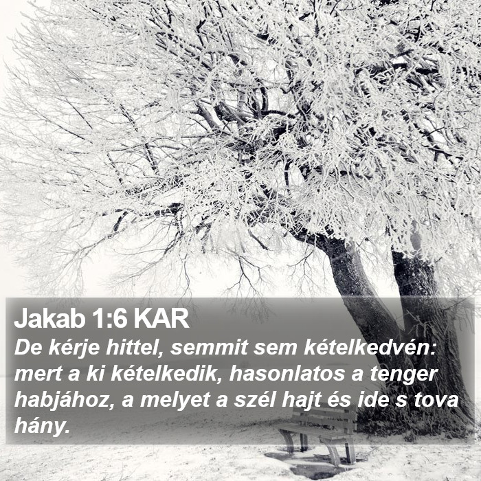 Jakab 1:6 KAR Bible Study