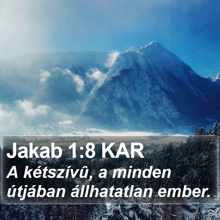 Jakab 1:8 KAR Bible Study