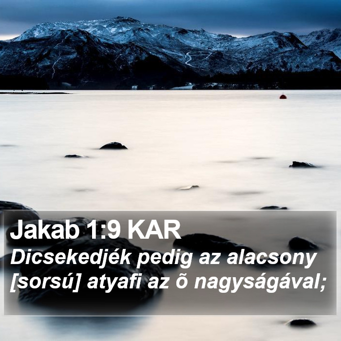 Jakab 1:9 KAR Bible Study