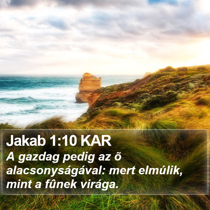 Jakab 1:10 KAR Bible Study