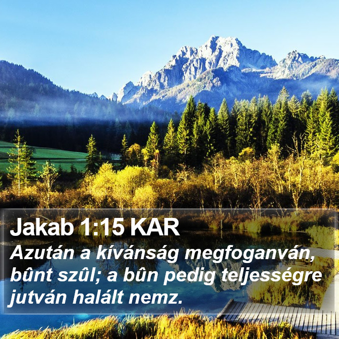 Jakab 1:15 KAR Bible Study