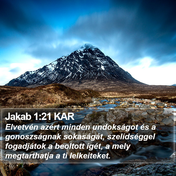 Jakab 1:21 KAR Bible Study