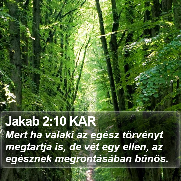 Jakab 2:10 KAR Bible Study