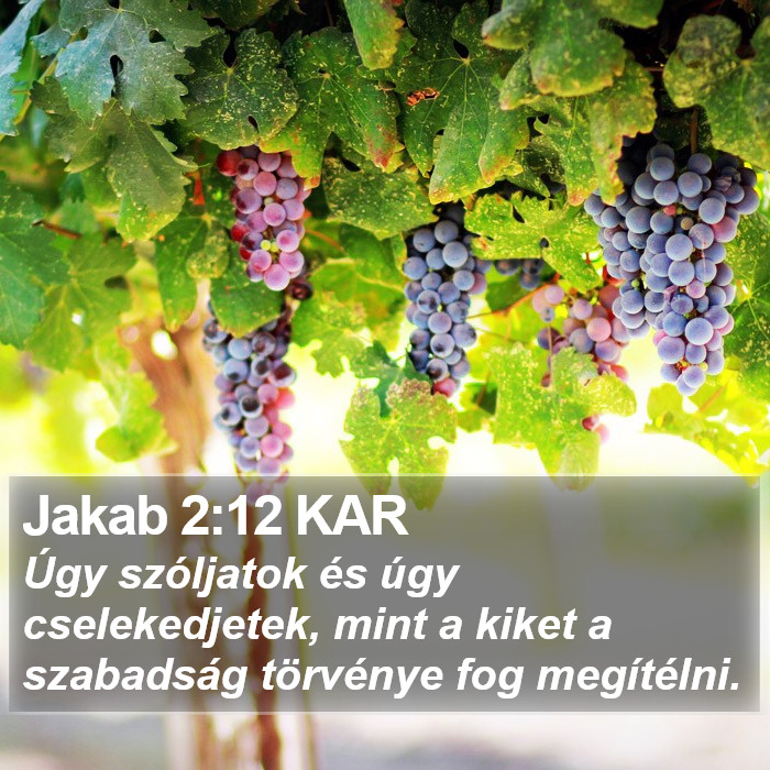 Jakab 2:12 KAR Bible Study