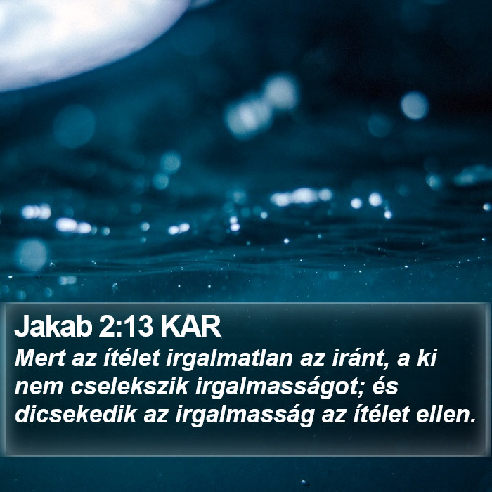 Jakab 2:13 KAR Bible Study