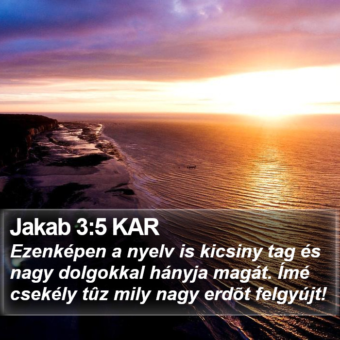 Jakab 3:5 KAR Bible Study