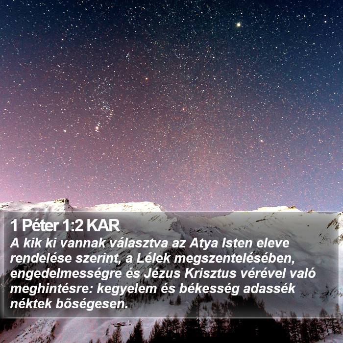 1 Péter 1:2 KAR Bible Study