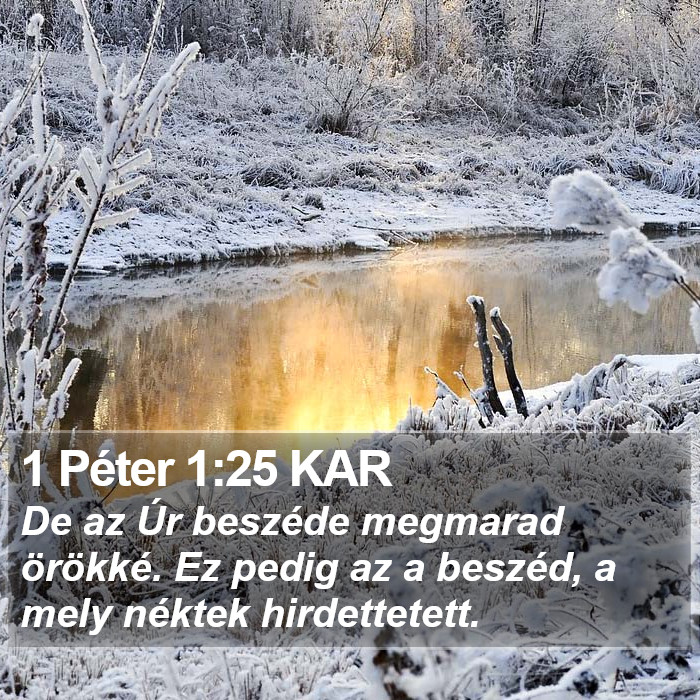 1 Péter 1:25 KAR Bible Study