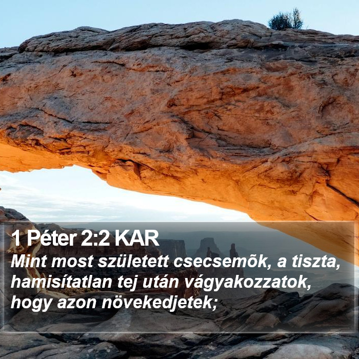 1 Péter 2:2 KAR Bible Study