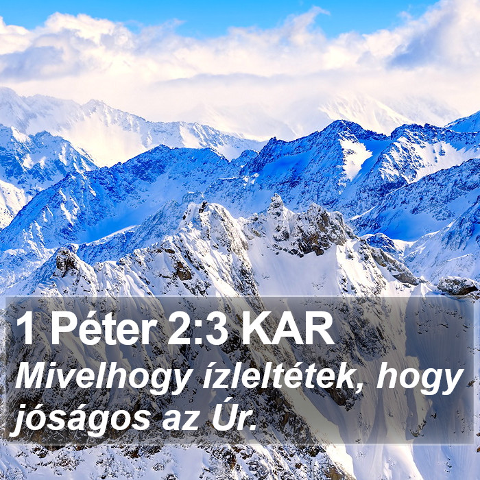 1 Péter 2:3 KAR Bible Study