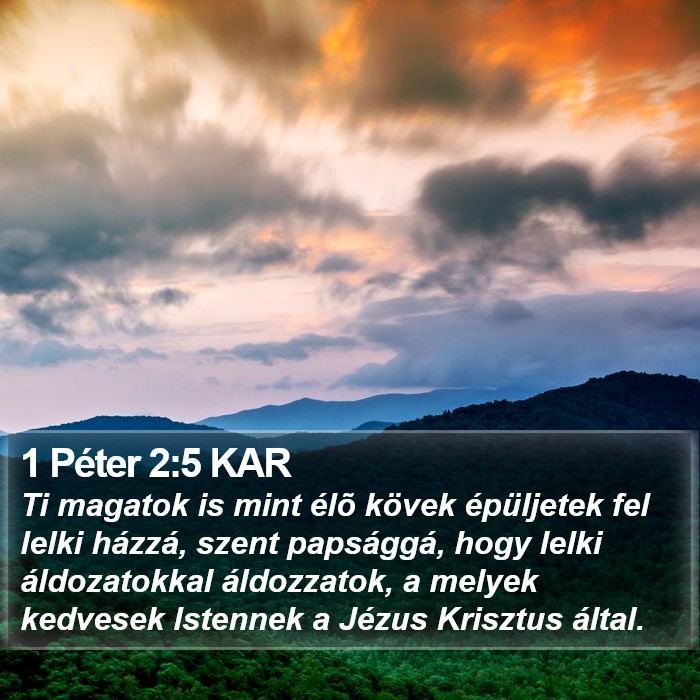 1 Péter 2:5 KAR Bible Study