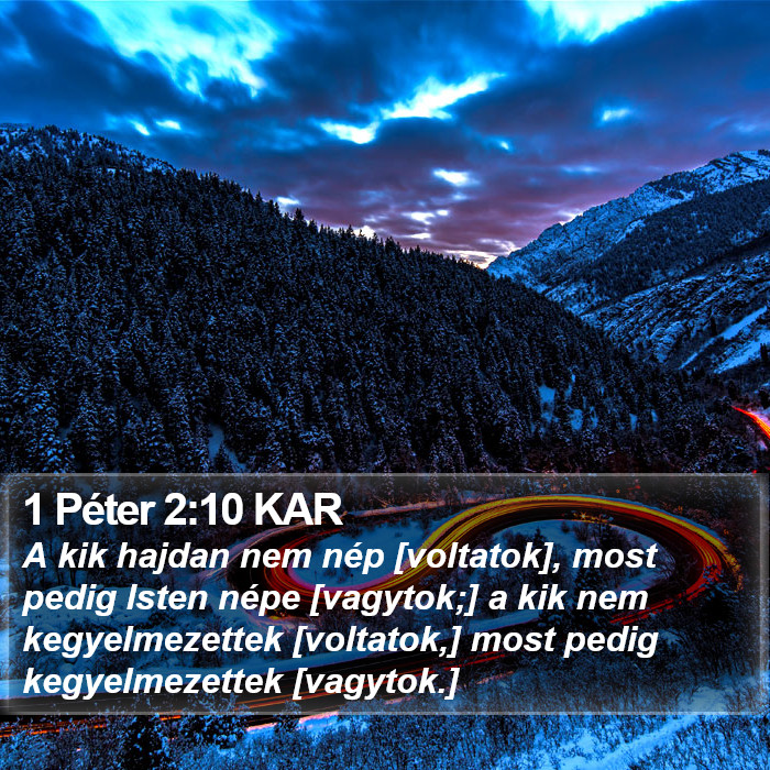 1 Péter 2:10 KAR Bible Study