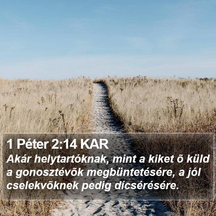 1 Péter 2:14 KAR Bible Study