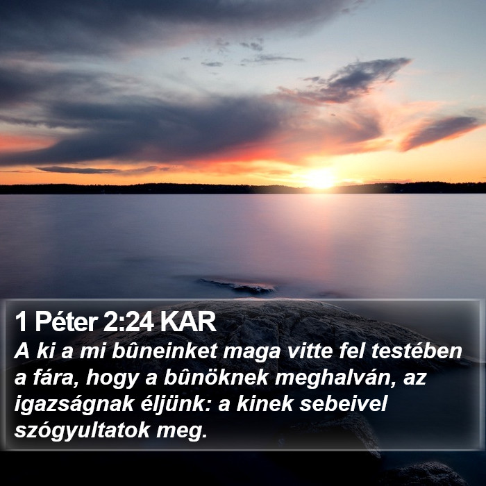 1 Péter 2:24 KAR Bible Study