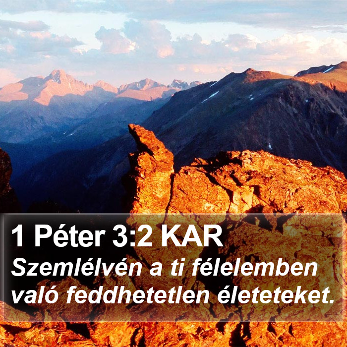 1 Péter 3:2 KAR Bible Study