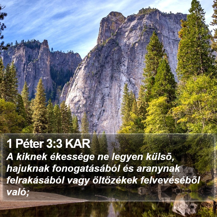 1 Péter 3:3 KAR Bible Study