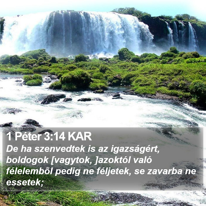 1 Péter 3:14 KAR Bible Study