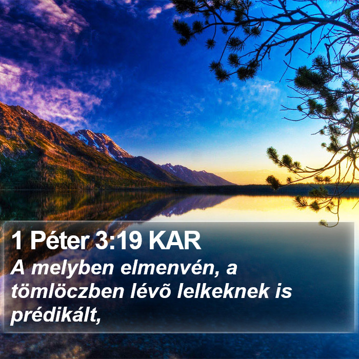 1 Péter 3:19 KAR Bible Study