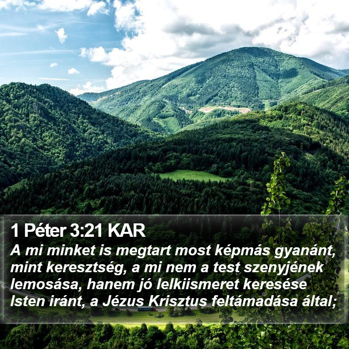 1 Péter 3:21 KAR Bible Study