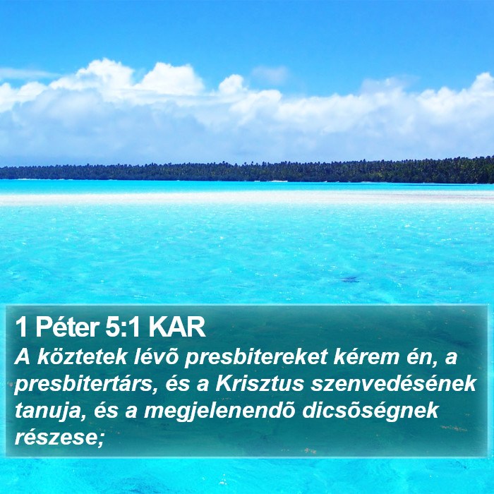 1 Péter 5:1 KAR Bible Study