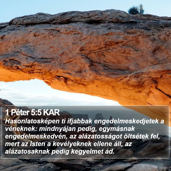 1 Péter 5:5 KAR Bible Study