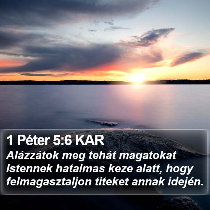 1 Péter 5:6 KAR Bible Study