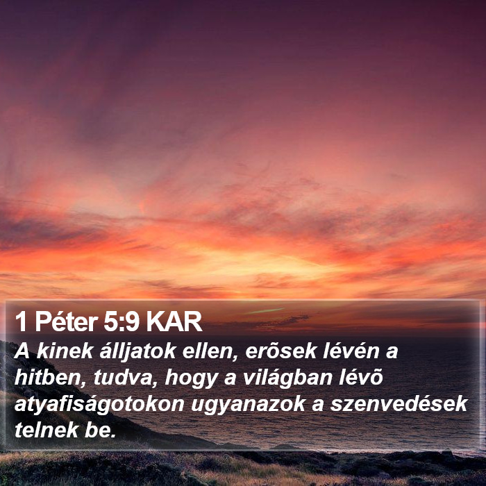 1 Péter 5:9 KAR Bible Study