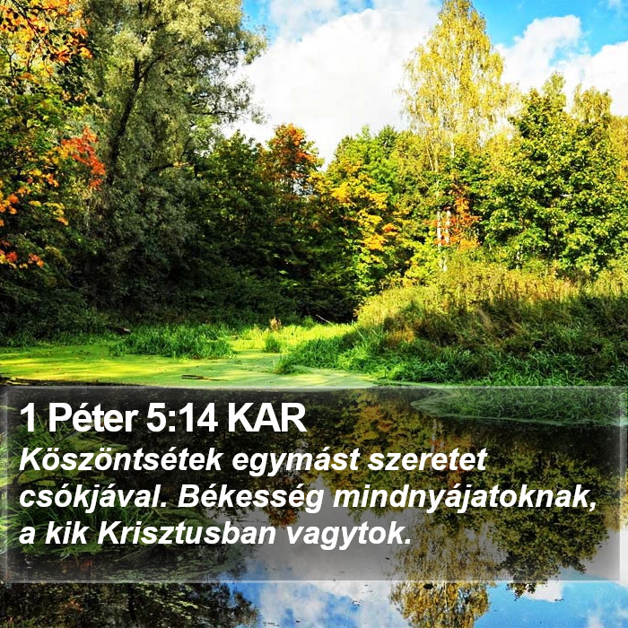 1 Péter 5:14 KAR Bible Study