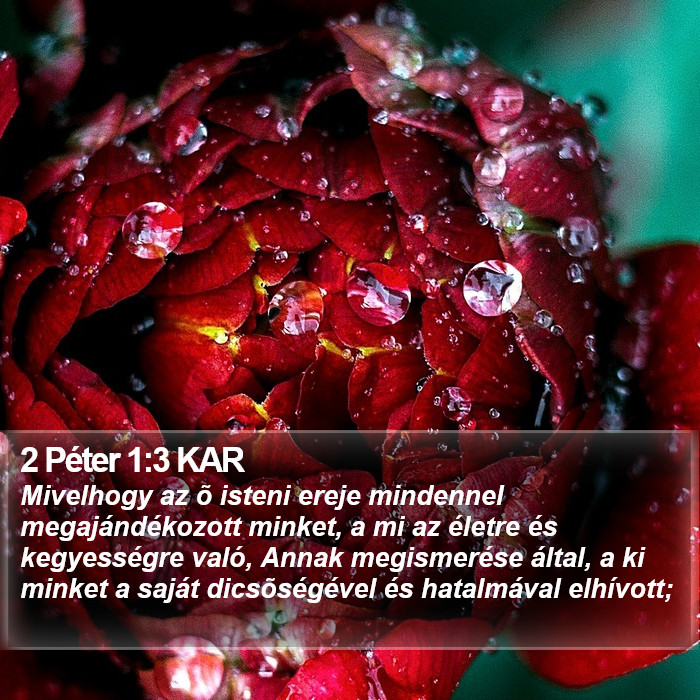 2 Péter 1:3 KAR Bible Study