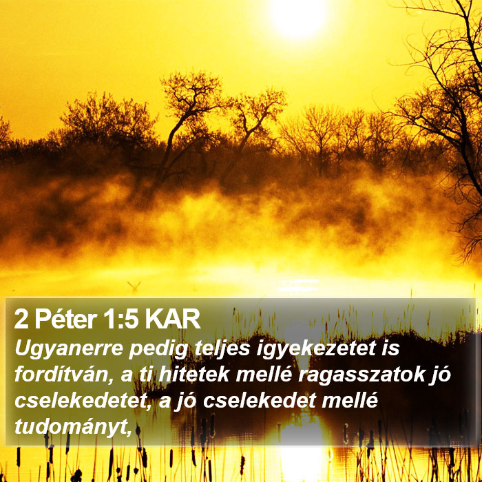 2 Péter 1:5 KAR Bible Study