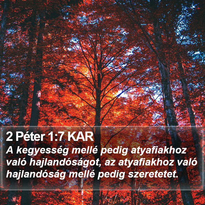 2 Péter 1:7 KAR Bible Study