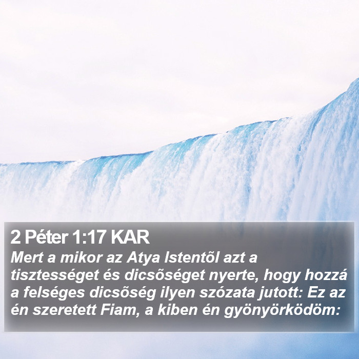 2 Péter 1:17 KAR Bible Study