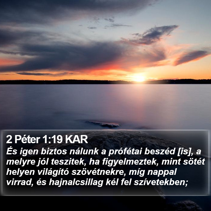 2 Péter 1:19 KAR Bible Study