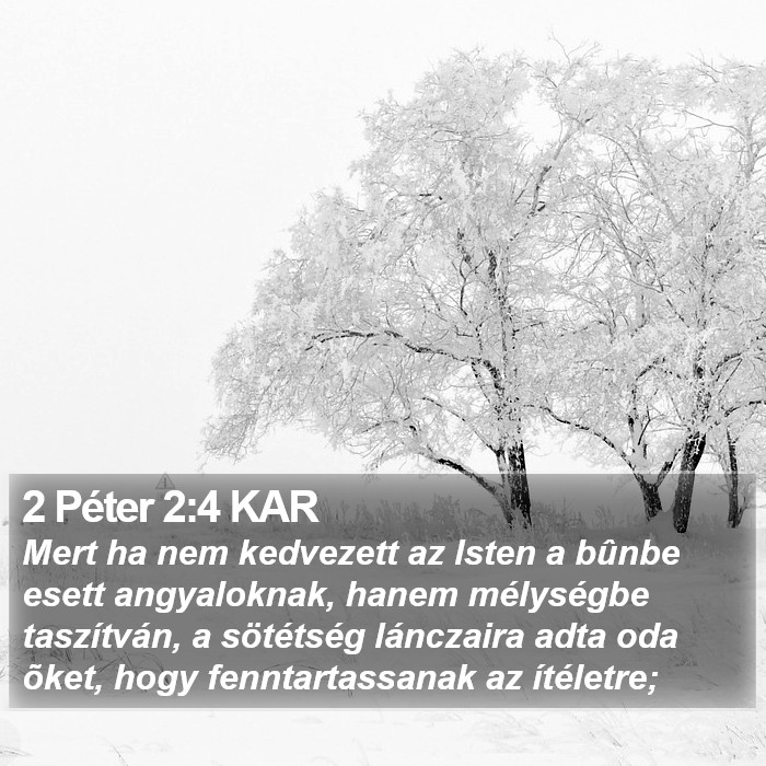 2 Péter 2:4 KAR Bible Study