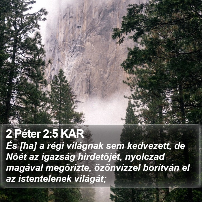 2 Péter 2:5 KAR Bible Study