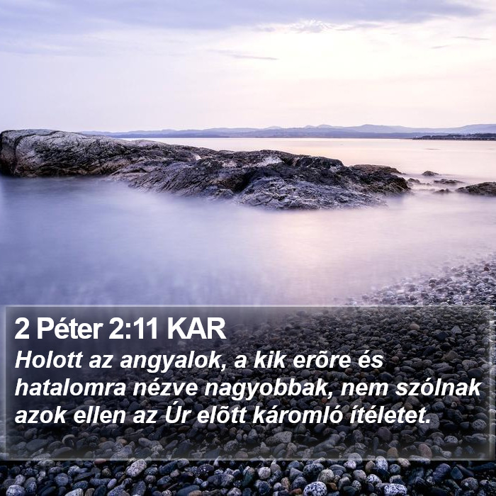 2 Péter 2:11 KAR Bible Study