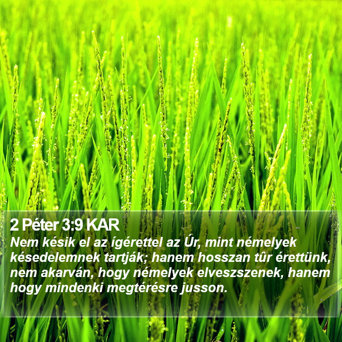 2 Péter 3:9 KAR Bible Study