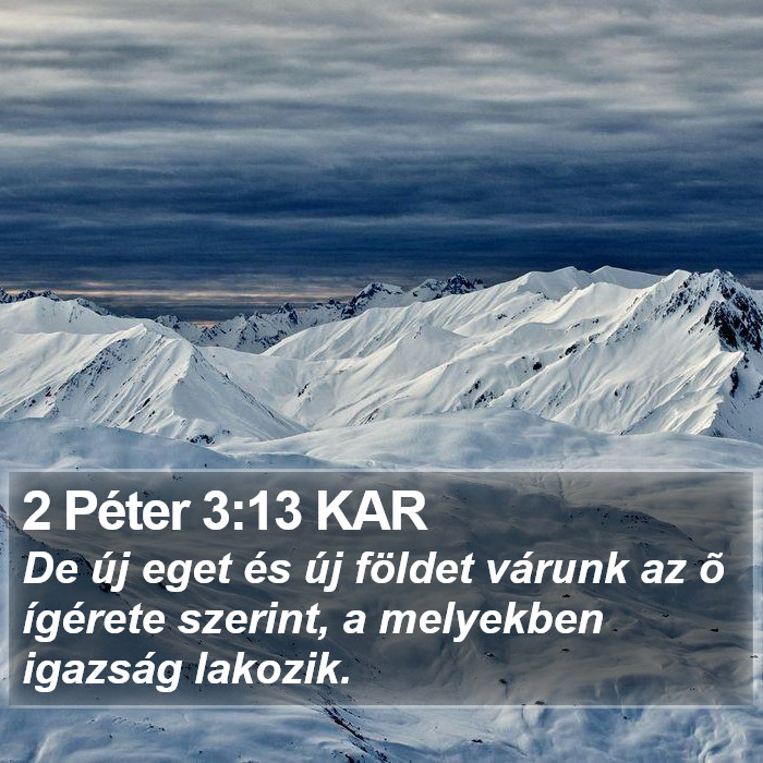 2 Péter 3:13 KAR Bible Study