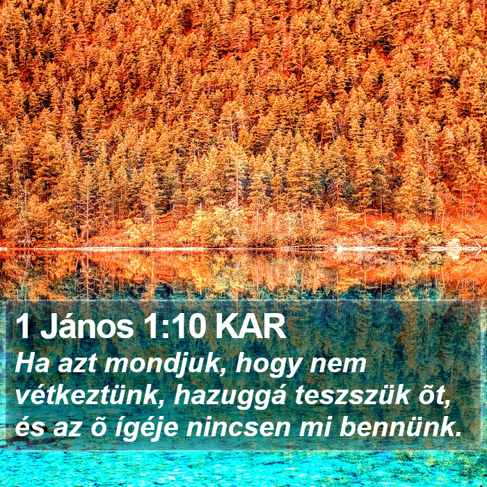 1 János 1:10 KAR Bible Study