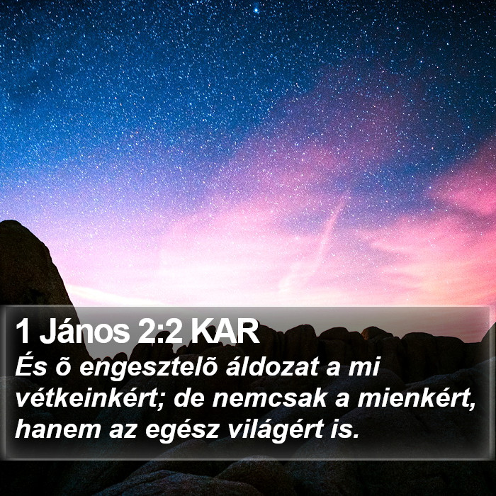 1 János 2:2 KAR Bible Study