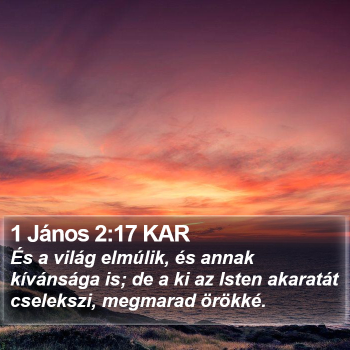 1 János 2:17 KAR Bible Study