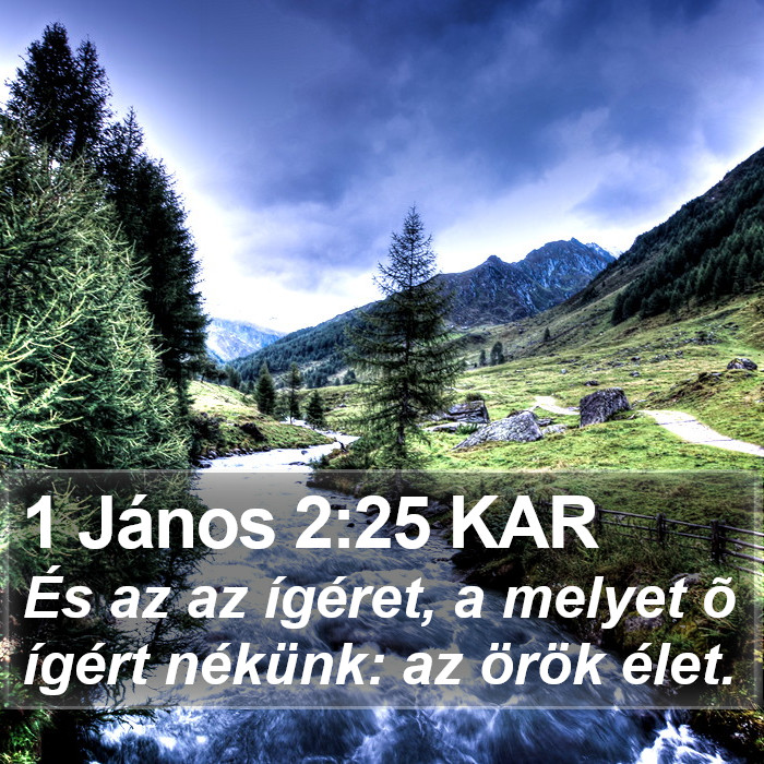 1 János 2:25 KAR Bible Study