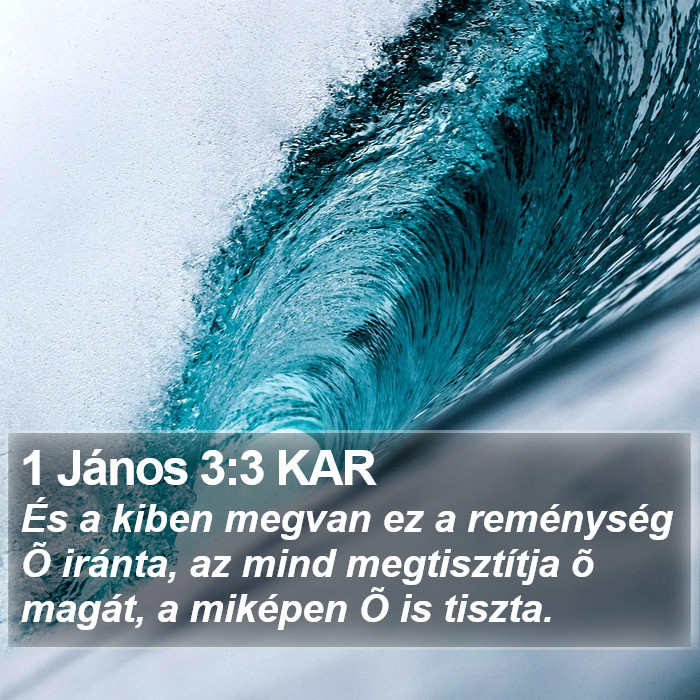 1 János 3:3 KAR Bible Study