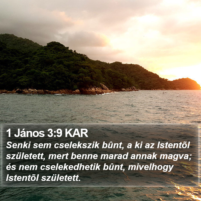 1 János 3:9 KAR Bible Study