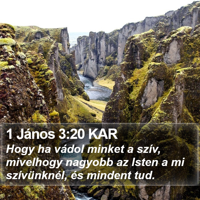 1 János 3:20 KAR Bible Study