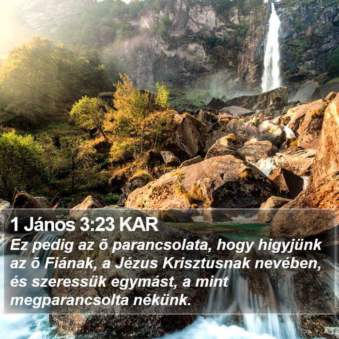 1 János 3:23 KAR Bible Study